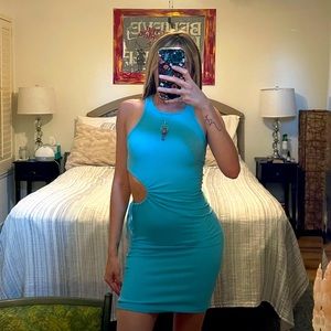 Baby Blue Baby Spice Cut Out Dress - Small